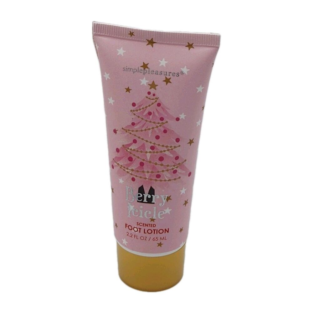 NEW Simple Pleasures Scented Foot Lotion Berry Icicle 2.2 Fl oz